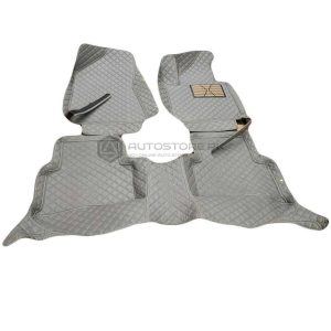 Kia Sportage 7D Floor Mats White Grey with Grey Stitch 2019-2021