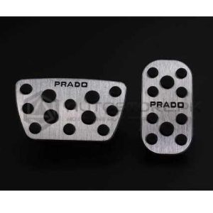 Toyota Prado Pedal Cover Chrome Black 2009-2020