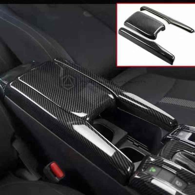 Honda Civic Arm Rest Carbon Fiber Trims 2016-2021