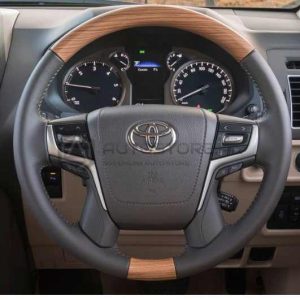 Toyota Prado FJ150 | Toyota Land Cruiser FJ200 Wooden Steering with Airbag 2010-2018