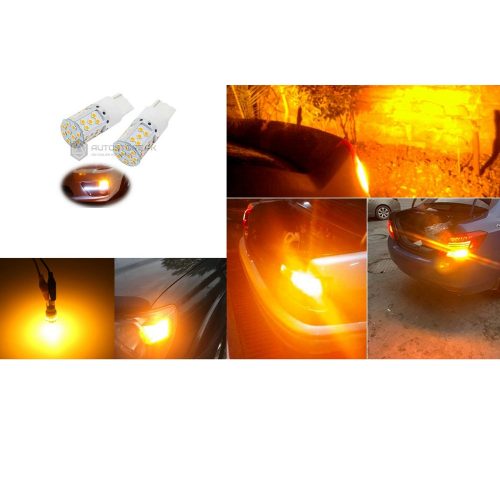 Universal LED Bright Indicator Bulb Light Orange Autostore.pk