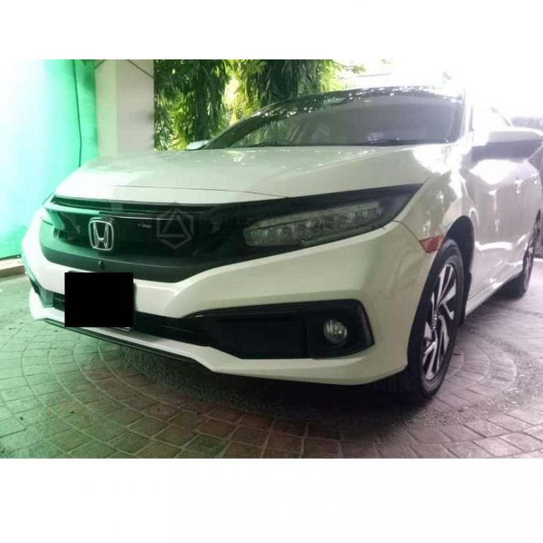 thumbnail image 2 of Painted Front Bumper Cover Fascia For 2017-2019 Honda Civic Hatchback 2 of 6