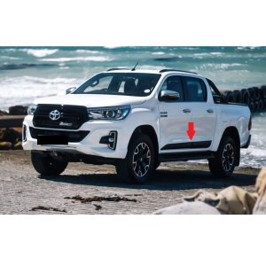 Toyota Hilux Rocco Black Door Moulding Genuine 2016-2019