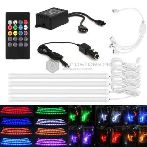 RGB 7 Color Remote Controlled Interior Lighting Kit