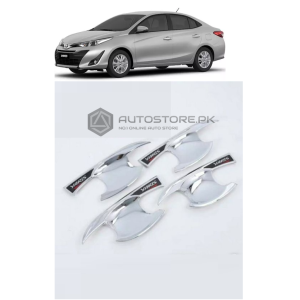 Toyota Yaris Door Handle Bowl Chrome with Logo 2020-2023