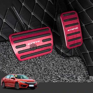 Honda Civic Red Pedal Cover 2016-2021