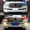 Toyota Land Cruiser FJ200 LED DRL Head Lamp Strip Chrome 2015-2020 thumbnail 4