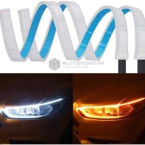 Universal Flexible Head Lamp DRL Dual Color
