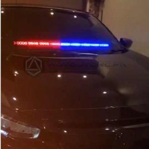 Police Red and Blue Dashboard LED Light 8 Bars