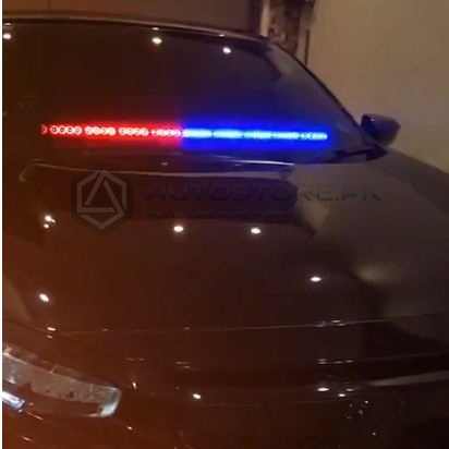 Police Red and Blue Dashboard LED Light 8 Bars