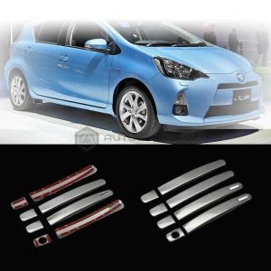 Toyota Aqua Door Handle Chrome Strips 2012-2020