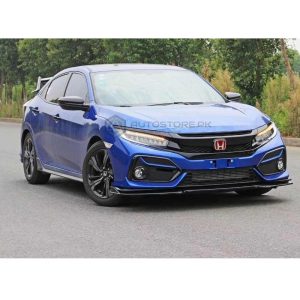 Honda Civic SI Front Bumper Splitter Glossy Black 2016-2021