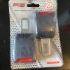 Double Buckle Seat Belt Clips Red & Black thumbnail 7
