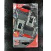 Double Buckle Seat Belt Clips Red & Black thumbnail 6