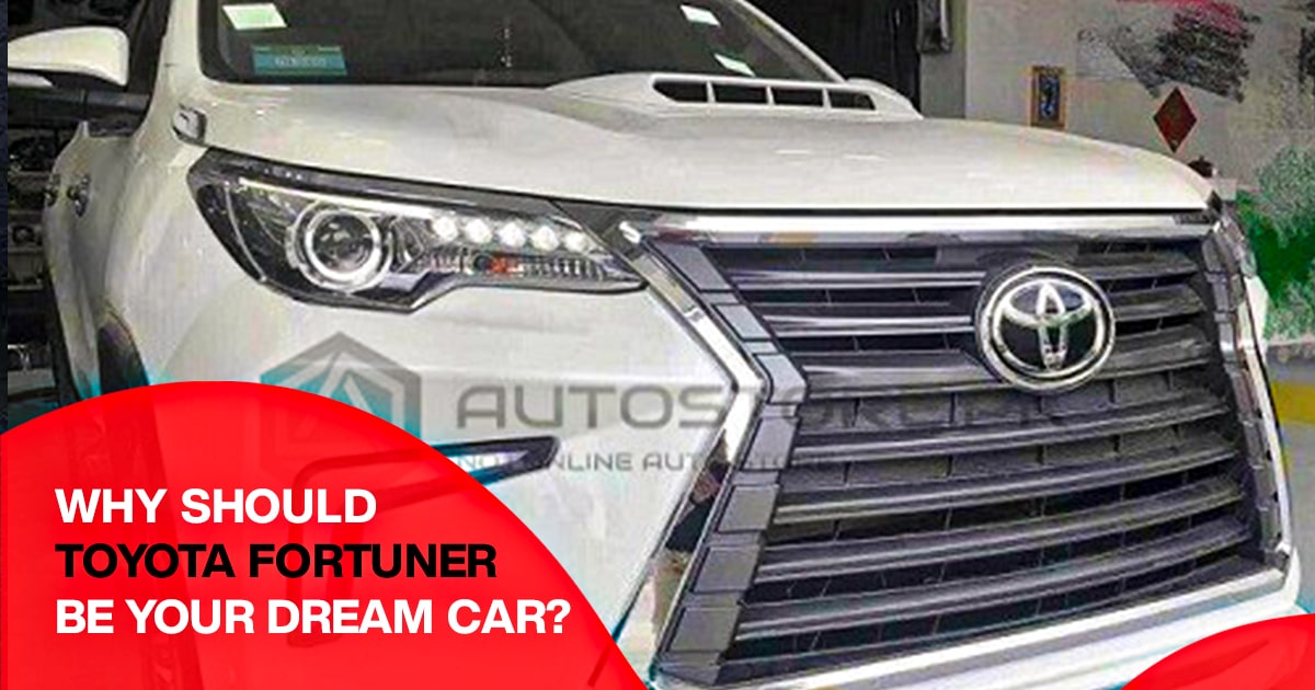 toyota Fortuner white Dream Car