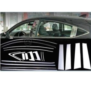 Honda Vezel Chrome Pillars with Weather Strips 20 Pcs 2013-2021