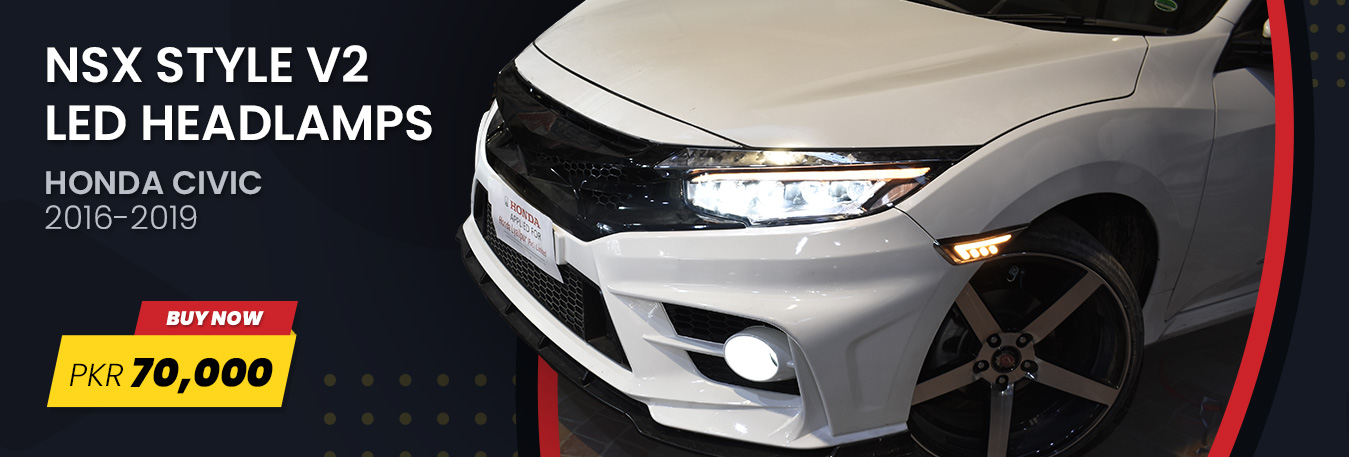 Honda Civic NSX V2 Style LED Headlight 2016-2019