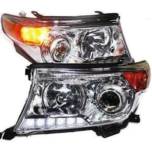 Toyota Land Cruiser FJ200 OEM Style Smoke Head Lamps 2013-2015
