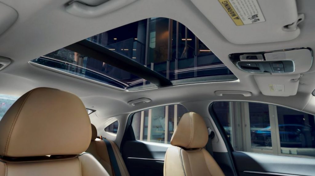 sunroof hyundai sonata 2021