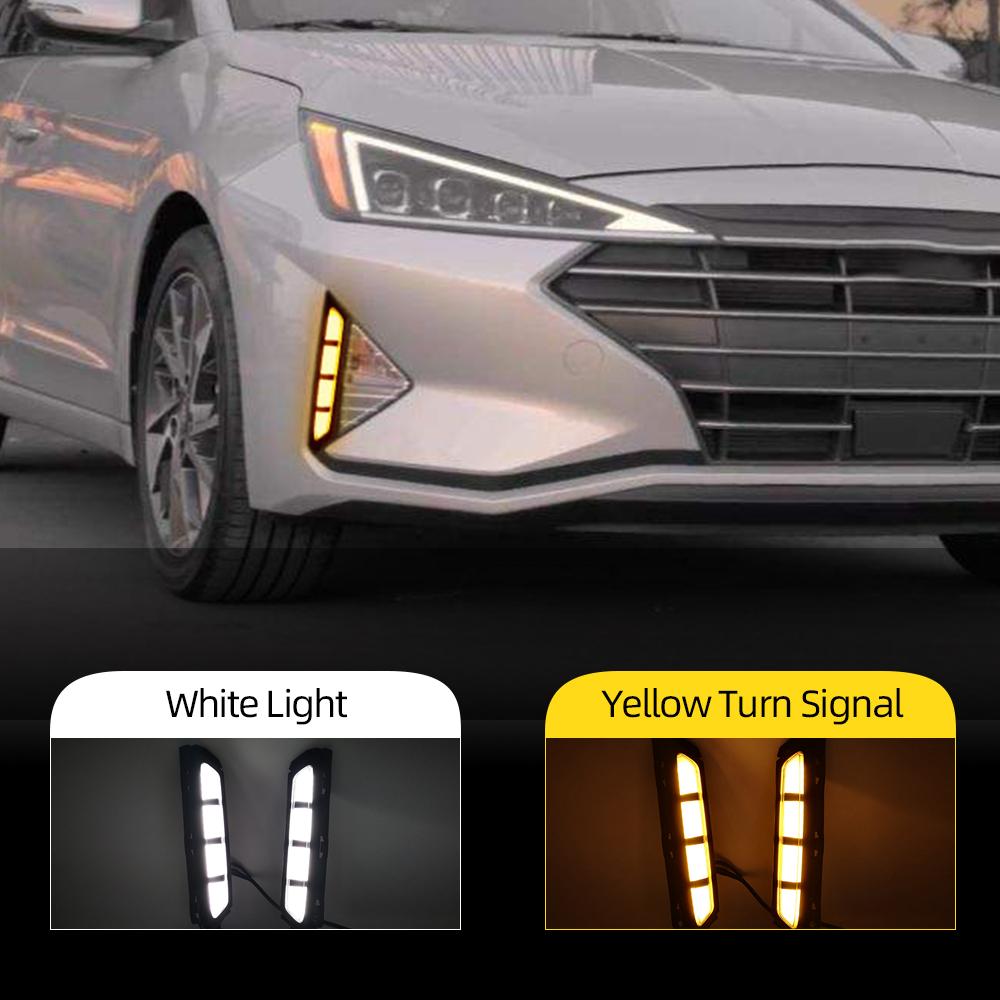 Hyundai Elantra LED Corner Bumper Front Drls 20202022 Autostore.pk