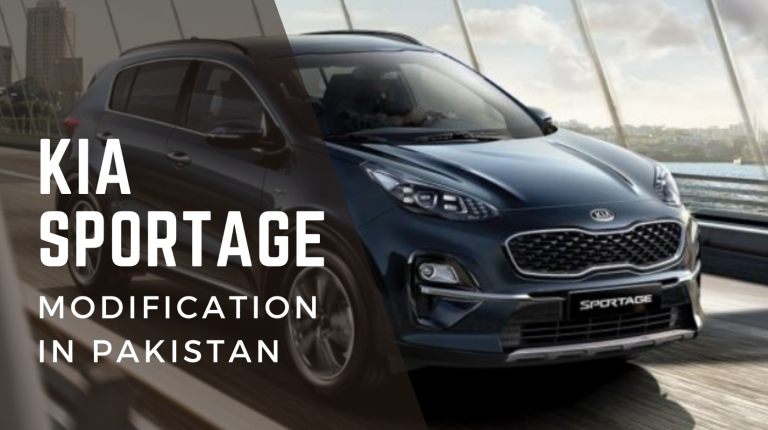 KIA Sportage Modification in Pakistan