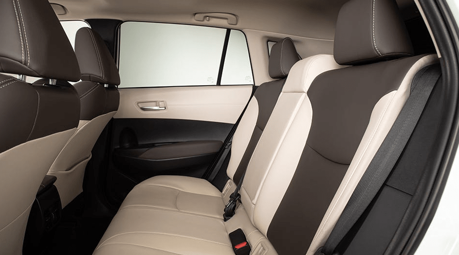 toyota corolla cross rear seating