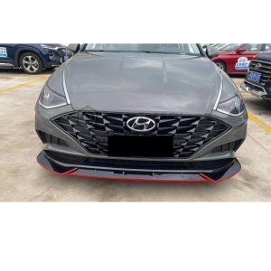 Hyundai Sonata Front Bumper Splitter Glossy Black 2021-2023