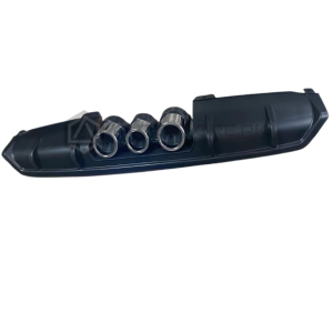 Honda Civic Type R Style Diffuser Glossy Black 2016-2021