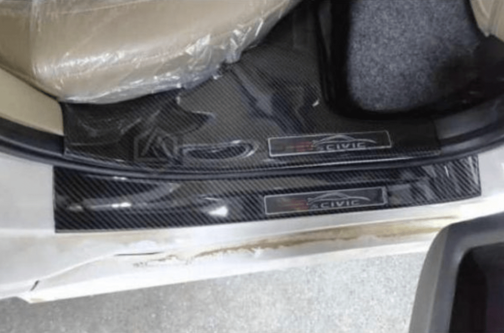 Sill Plates Trim Carbon Fibre Honda Civic-min