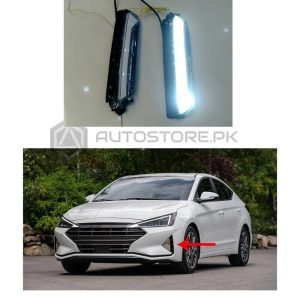 Hyundai Elantra LED Corner Bumper Front DRLs V2 2020-2021