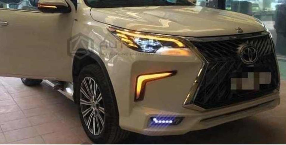 Fortuner LX570 TRD BodyKit With Lexus Headlamps 2021