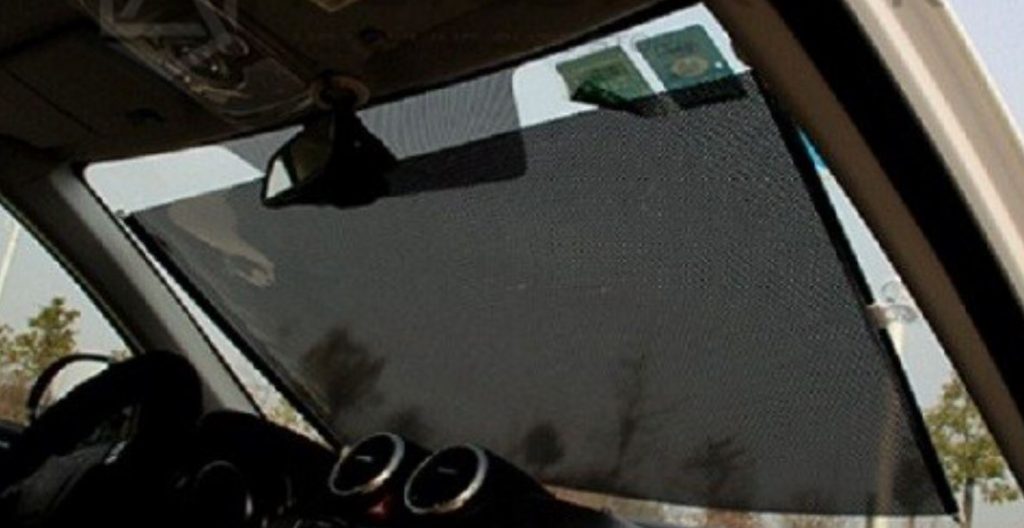 car interior front sun shades