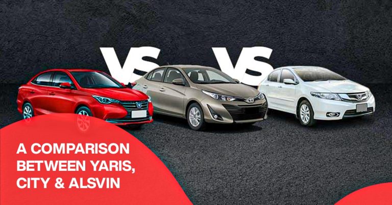 A Comparison Between Yaris, City & Alsvin