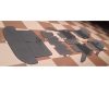 Kia Sorento 9D Floor Mats Horizontal Stitch Black With Black Grass 2021-2022 thumbnail 6