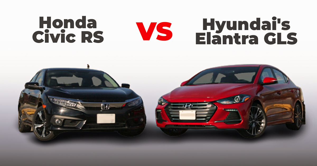 Honda Civic RS vs. Hyundai Elantra GLS A Comparison