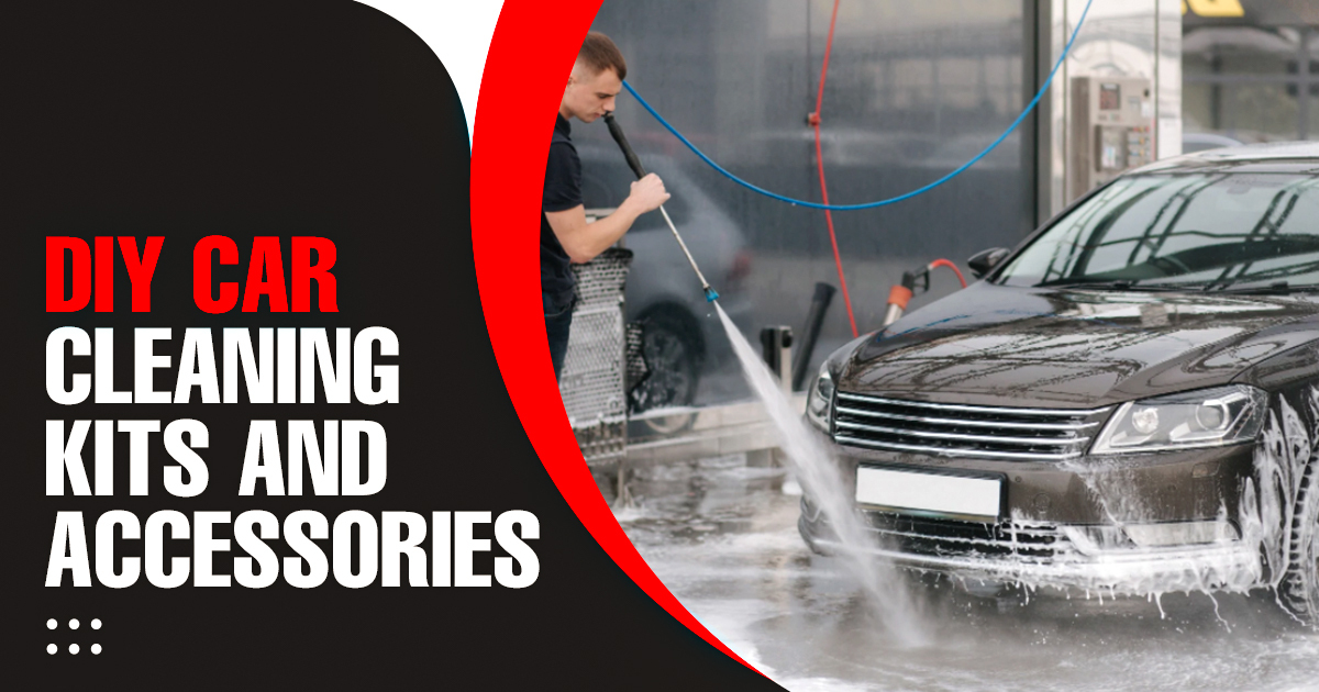 car cleaning kits man washing car