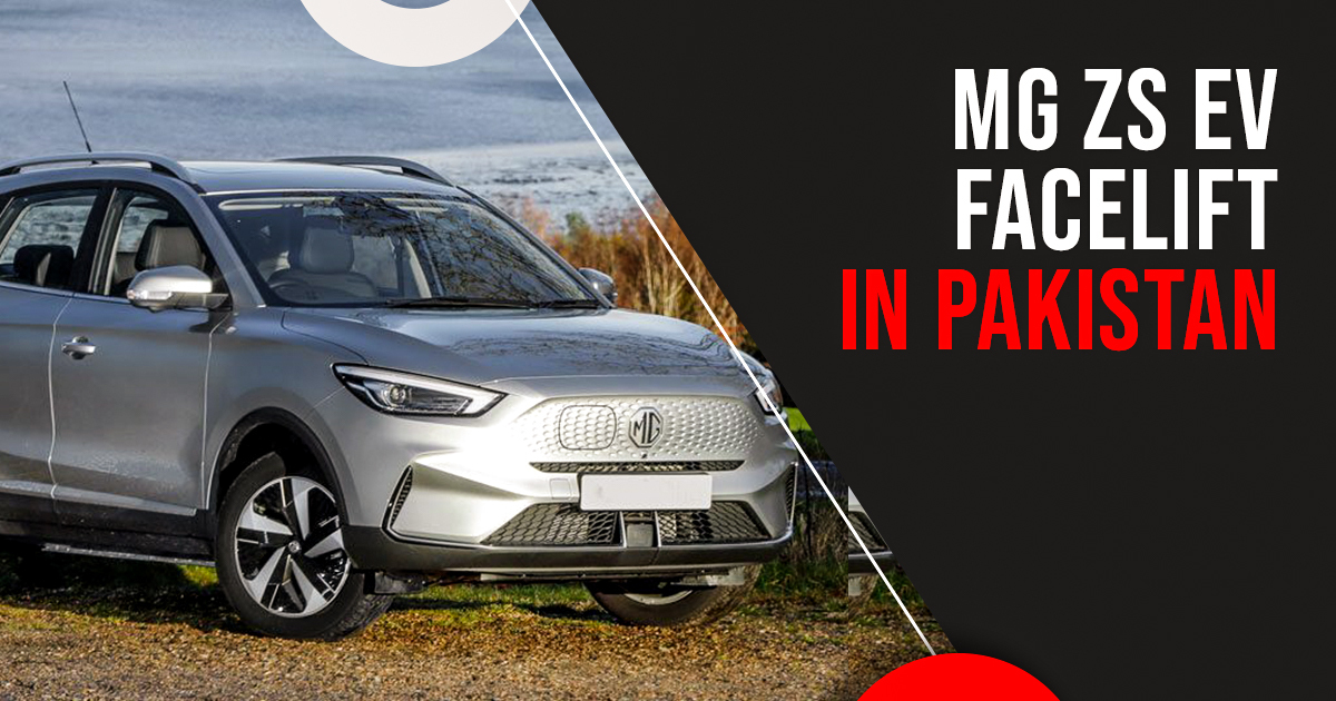 MG ZS EV Facelift in Pakistan