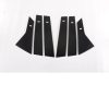 Honda Civic Door Pillar Glossy Black Trim 2022-2023 thumbnail 2