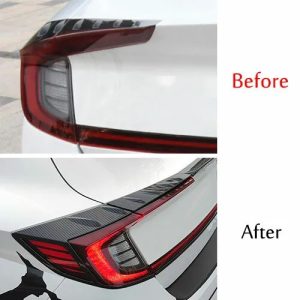 Hyundai Sonata Tail Lamps Carbon Fiber Trim 2021-2023