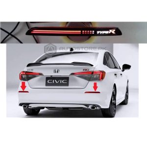 Honda Civic Rear Bumper Reflector Type R Smoke 2022-2023