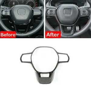 Honda Civic Carbon Fiber Steering Trim 2022-2023