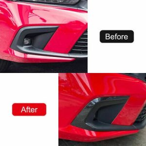 Honda Civic Carbon Fiber Fog Lamp Trim 2022-2023