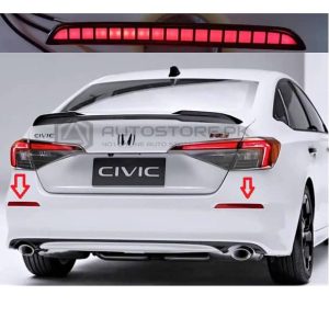 Honda Civic Rear Bumper Reflector Smoke V1 2022-2023