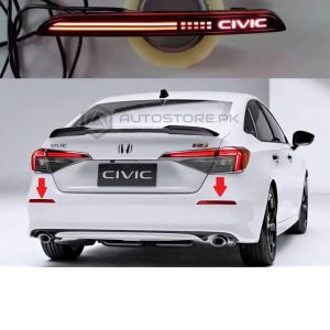 Honda Civic Rear Bumper Reflector Red V2 2022-2023