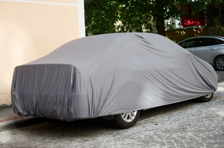 car cover top grey cover