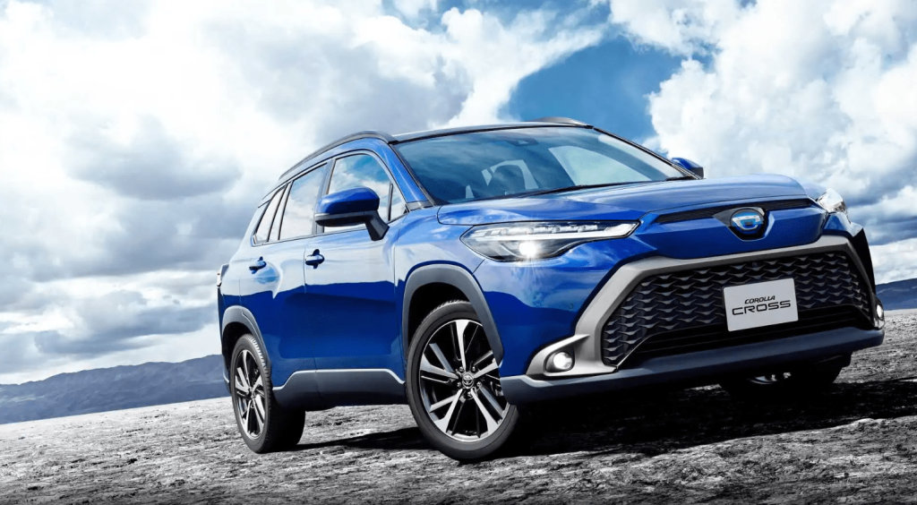 toyota corolla cross 2022 blue