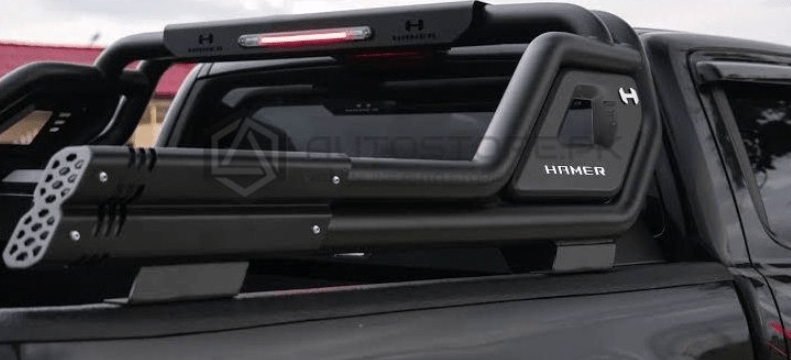 hilux double pipe roll bar