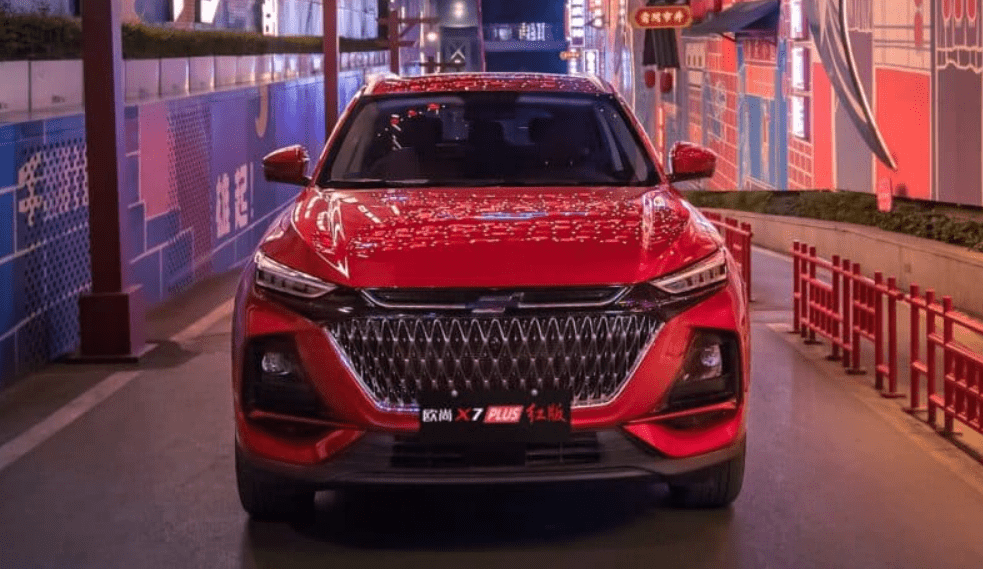Changan Oshan x7 suv red