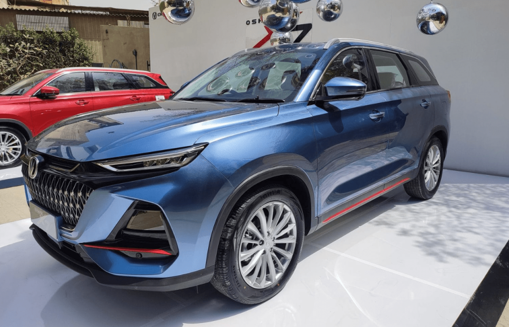 Changan Oshan x7 suv blue red