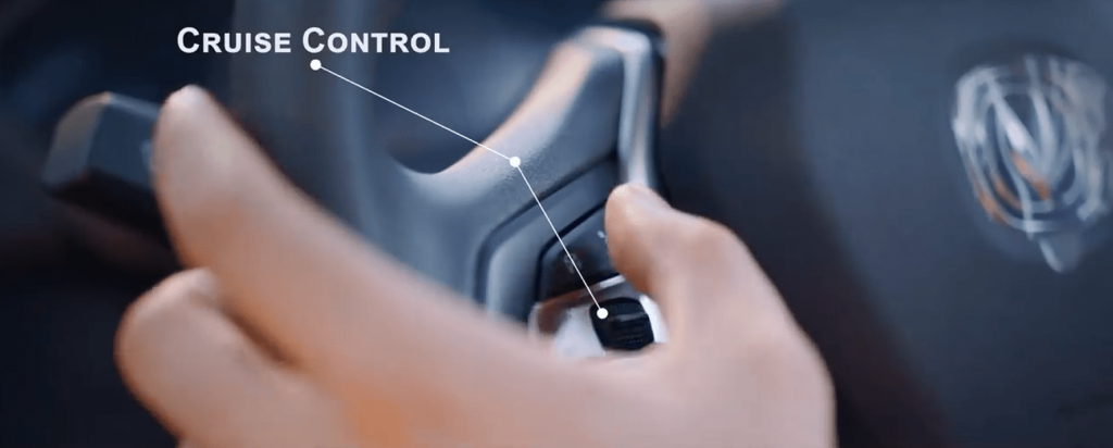 using cruise control